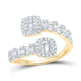 5/8CTW-DIA NK CUSHION SHAPE CUFF RING